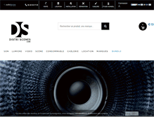 Tablet Screenshot of distriscenes.com